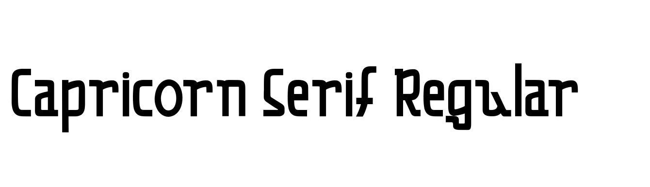 Capricorn Serif Regular